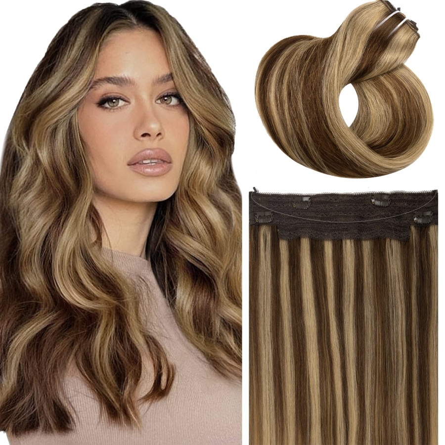 Cozi de par cu dubla intrebuintare  Balayage #6/#24